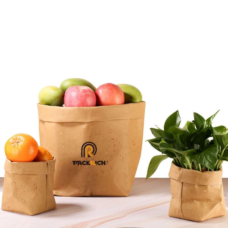Washable Kraft Paper Bag 1