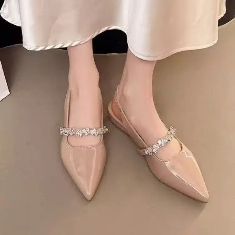 2025 Summer Elegant Pointed Toe Flat Mules - Crystal Strap Women's Dress Shoes| Alibaba.com 2025 Summer Elegant Pointed Toe Flat Mules - Crystal Strap Women's Dress Shoes| Alibaba.com