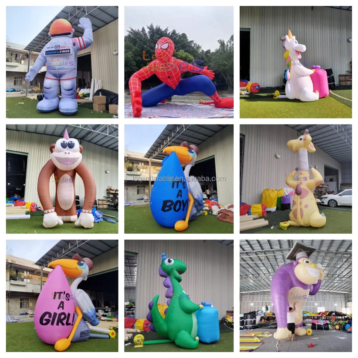 Custom 3M Inflatable Anime Girl Doll - Multi-Color Decoration for ...