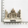 Colorido Taj Mahal en la India.