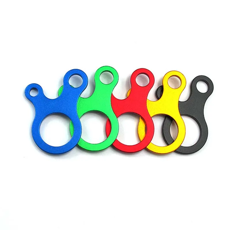 10pcs Quick Knot Tent Wind Rope Buckle 3 hole Antislip Camping