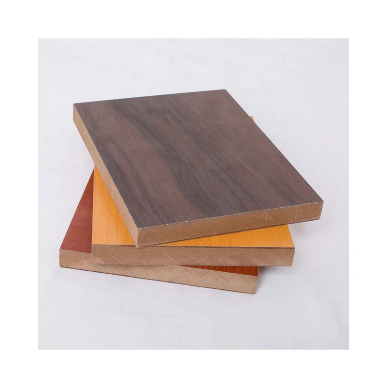 Good Quality Mdf Board Slatewall Display Mdf Sheet Melamine Board  18mm Manufacturer From Linyi