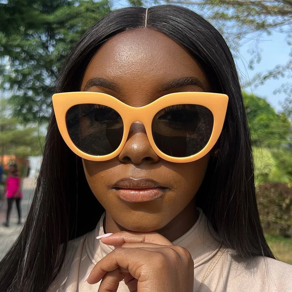 Shop Our Collection of Vintage Cat Eye Jelly Color Sunglasses display picture 3