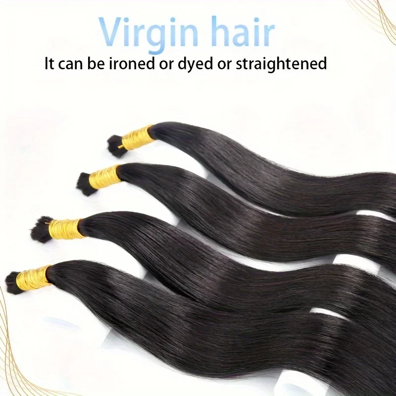 Echthaar Flechthaar Remy Extensions Für Natürliches Haarstyling_voghion.com