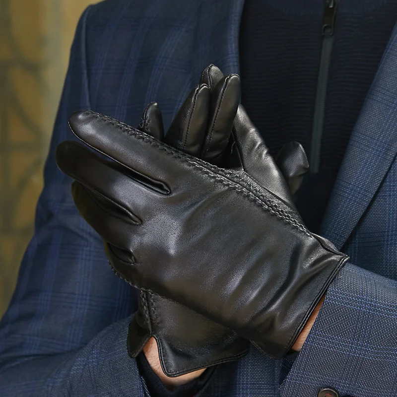 Горячая Распродажа холодная Защита Мотоциклетные водительские перчатки из овечьей кожи для мужчин