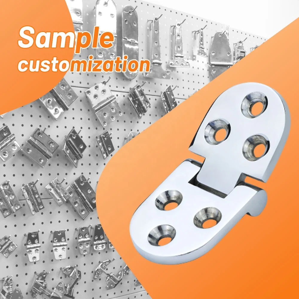 Accessoires de bateau, charnière en acier inoxydable 316, charnière coulée de différents styles pour yacht