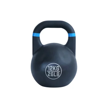 10KG All-steel competitive rubber kettlebell frosted non-slip environmental protection men and women's home butt squat artifact