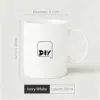 Taza (recubrimiento en blanco) Blanco marfil
