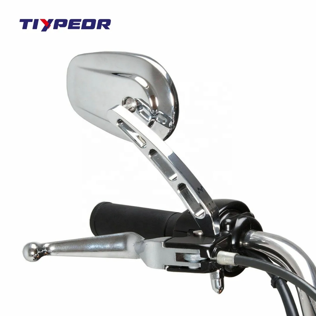 TIYPEOR Motorcycle Rear View Rearview Side Mirrors for Harley Touring Road King Road Glide Sportster 883 X48 1200 Dyna
