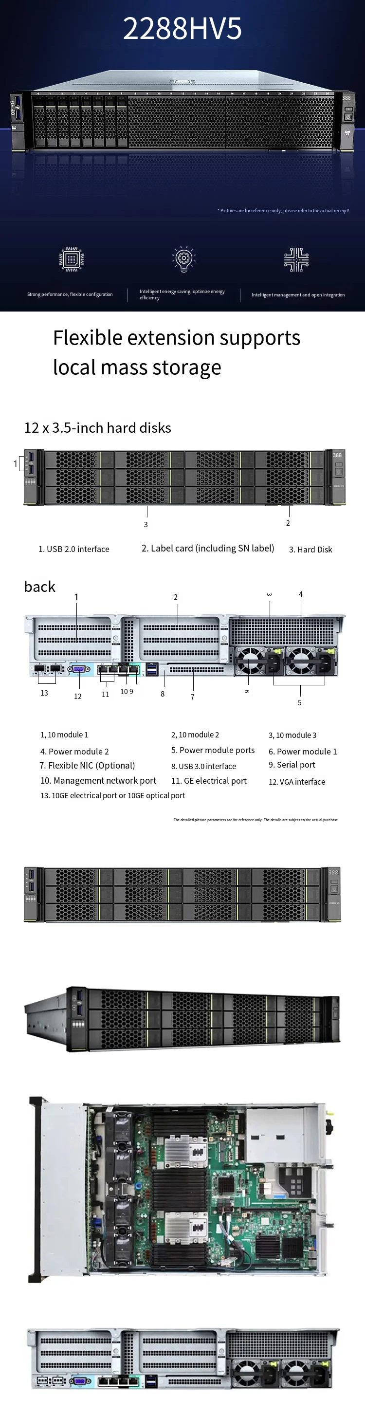 Wholesale Fusionserver Pro 2288h V5 Huawei Rack Server Virtualized ...