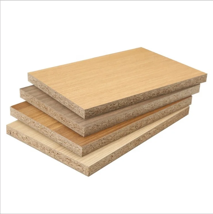 Particleboard Veneer Melamine Particle Board for Wood Finish Furniture MDP
