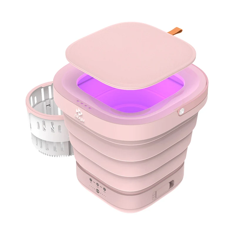 Moyu Mini Portable Washing Machine Xpb08f2 2 In 1 Portable Foldable