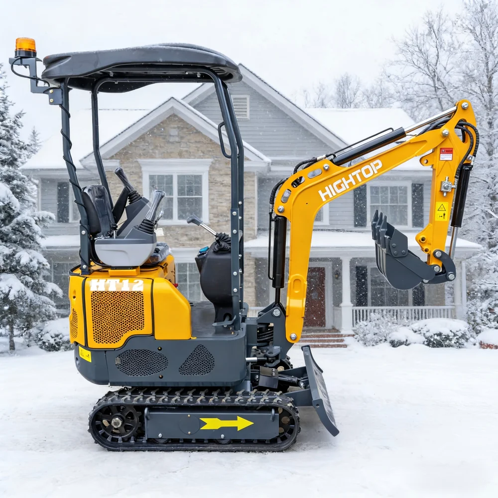 Praghas Foirne Hightop 1,2 tonna Eascúrthóir Bheag CE EPA EURO 5 Hidrilic, Eascúrthóir Beag ar Ráinéis le hIarmharann