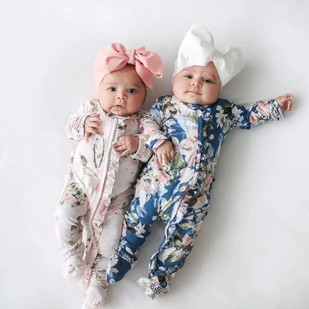 bébé nouveau-né filles BARBOTEUSE COMBINAISON BODY NOURRISSON bandeau vêtements 