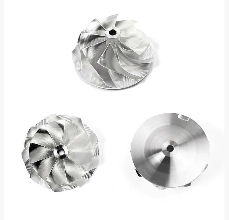 Billet Forged Compressor Wheel - 54x67mm - Forward 5-AXIS CNC Machine