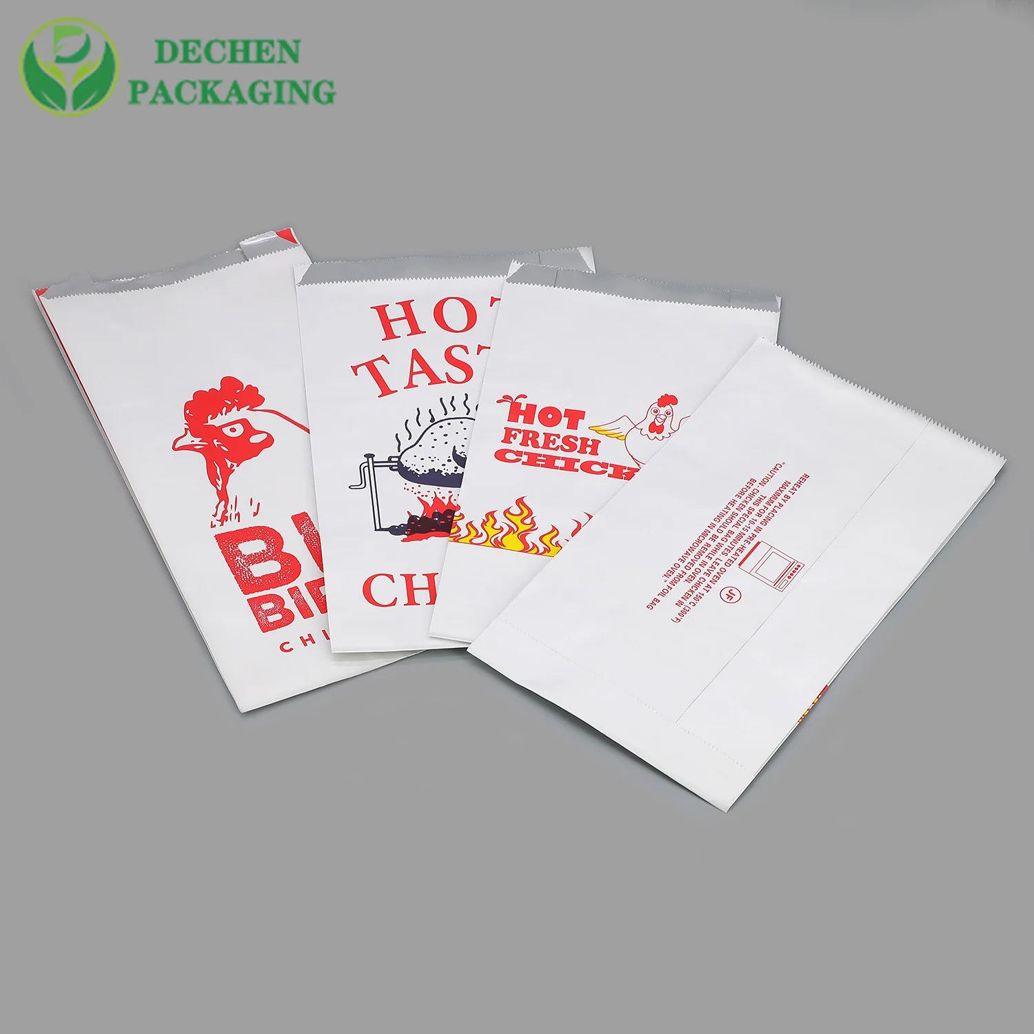 Dog Lined Paper Bag For Hot Food Packing Foil Sandwich Bags Aluminum