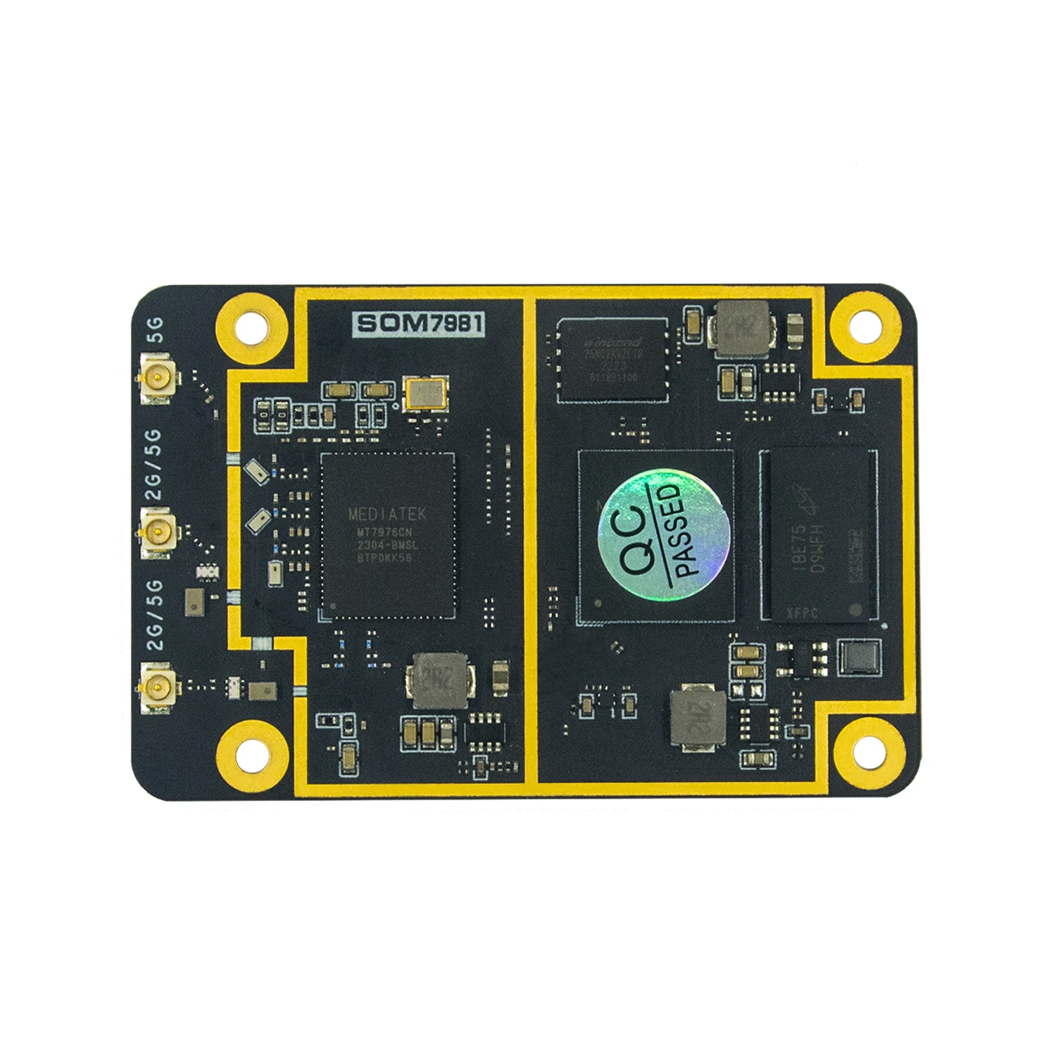 System On Module SOM-7981 MT7981 Wifi 6 Demo Core SOM board 32GB SBC motherboard Linux CPU MCU IOT solutions DEVELOPMENT BOARD