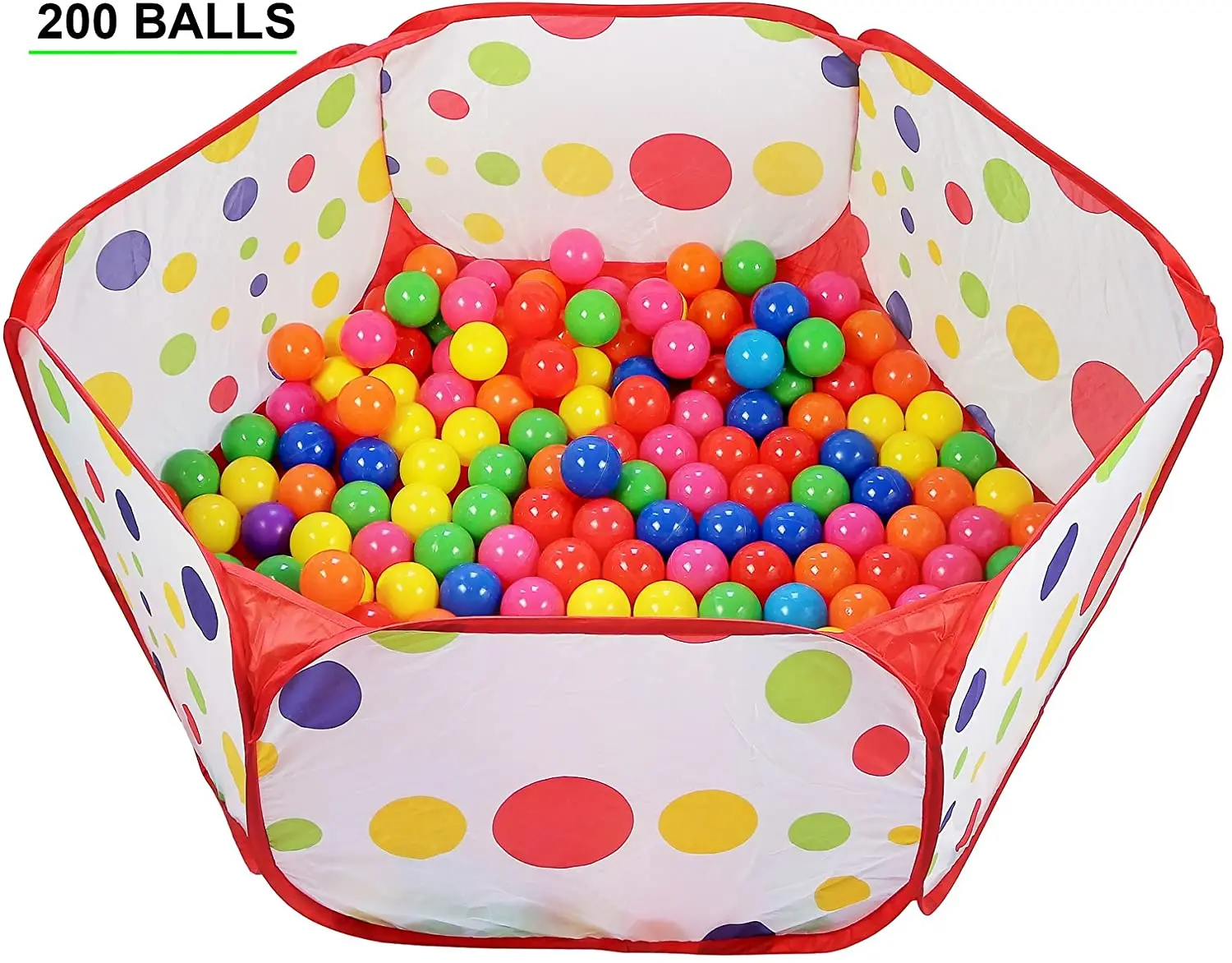 200pcs Eco Thicken 5.5cm Children's Playground Ocean Ball Pool Colored ...