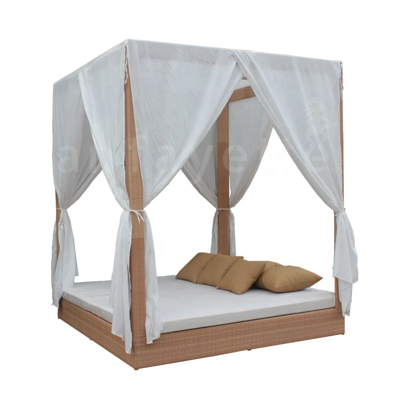 Best The Beach Sunbed Over Bed Sunbed Outdoor Daybed Cushions Rattan