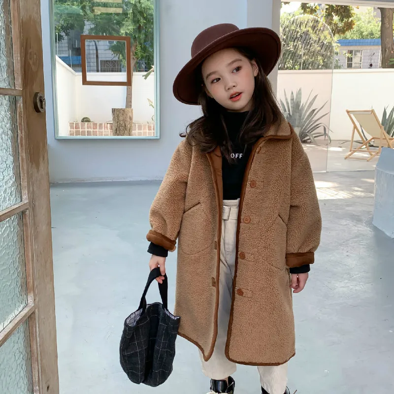 2020 Herbst Neue Ankunft Mädchen Mode Kaschmir Jacken Mädchen Jacke Kinder Mäntel Für Mädchen Jackets Coats Aliexpress