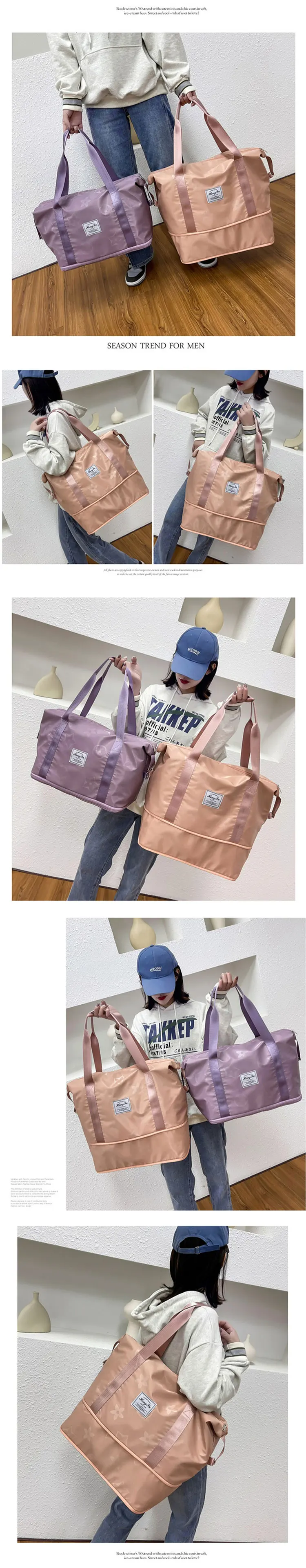 Customized Logo Fashion Duffel Bag Leisure Portable Fitness Outdoor Sports Gym Bag Duffel Bag