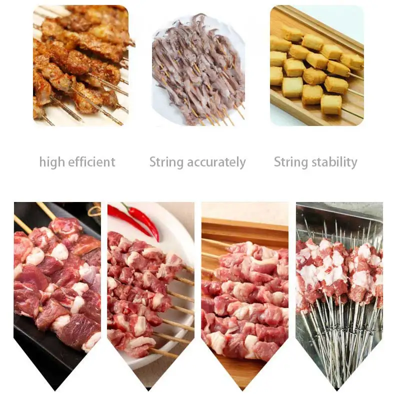 TCA Barbecue Kebab Maker Adana Kebab Skewer for Food Skewers Grill Machine