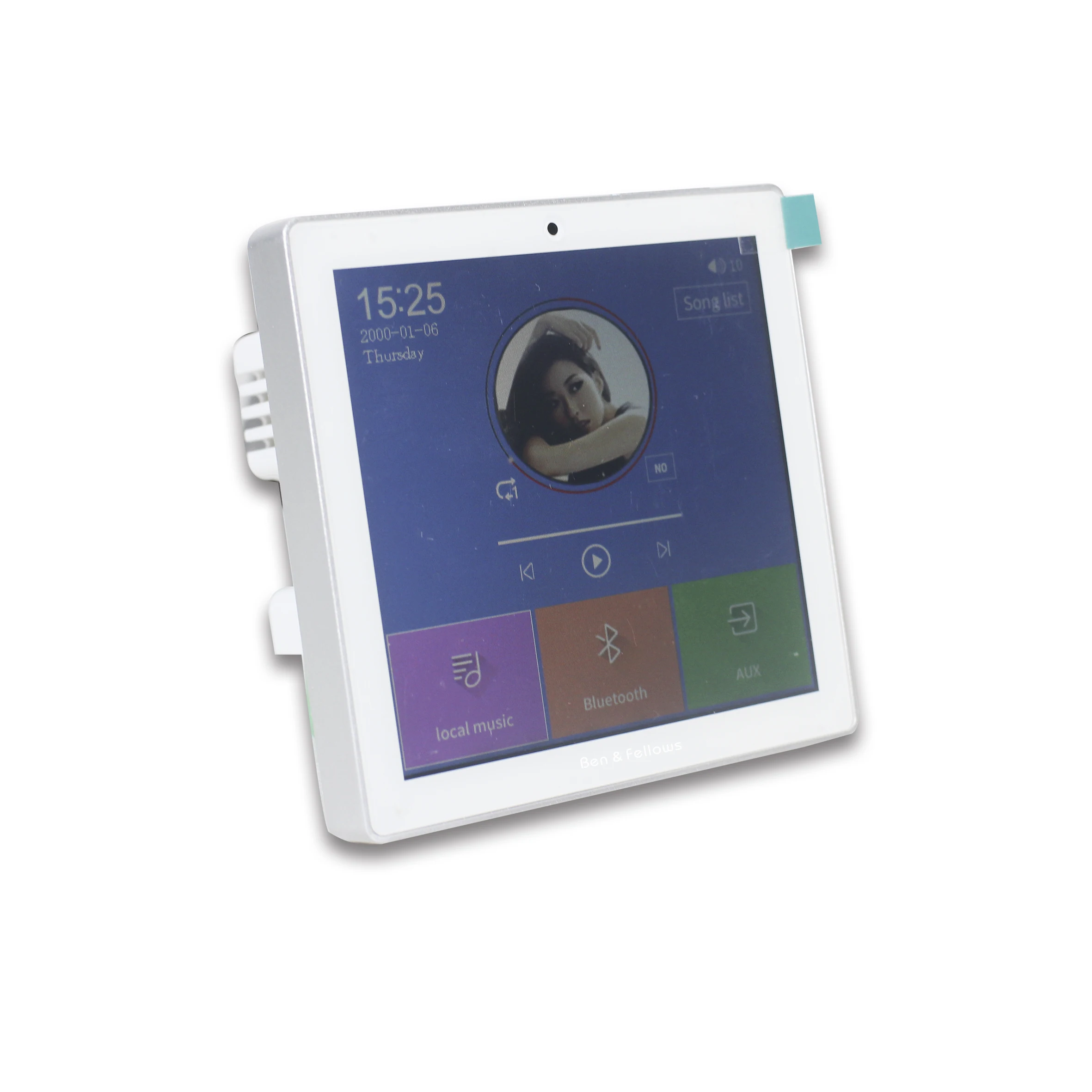 Bluetooth In Wall Stereo Amplifier With 