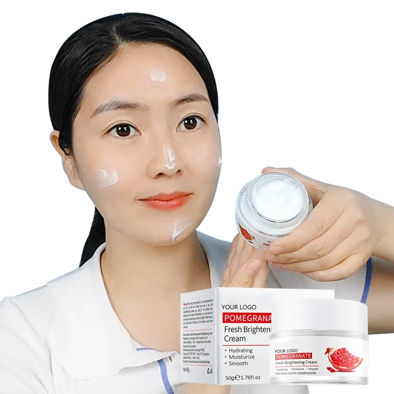 Private Label Pomegranate Fresh Beauty Face Cream Moisturizing and Brightening Skin Moisturizing Face Cream Customized Service Private Label Pomegranate Fresh Beauty Face Cream Moisturizing and Brightening Skin Moisturizing Face Cream Customized Service