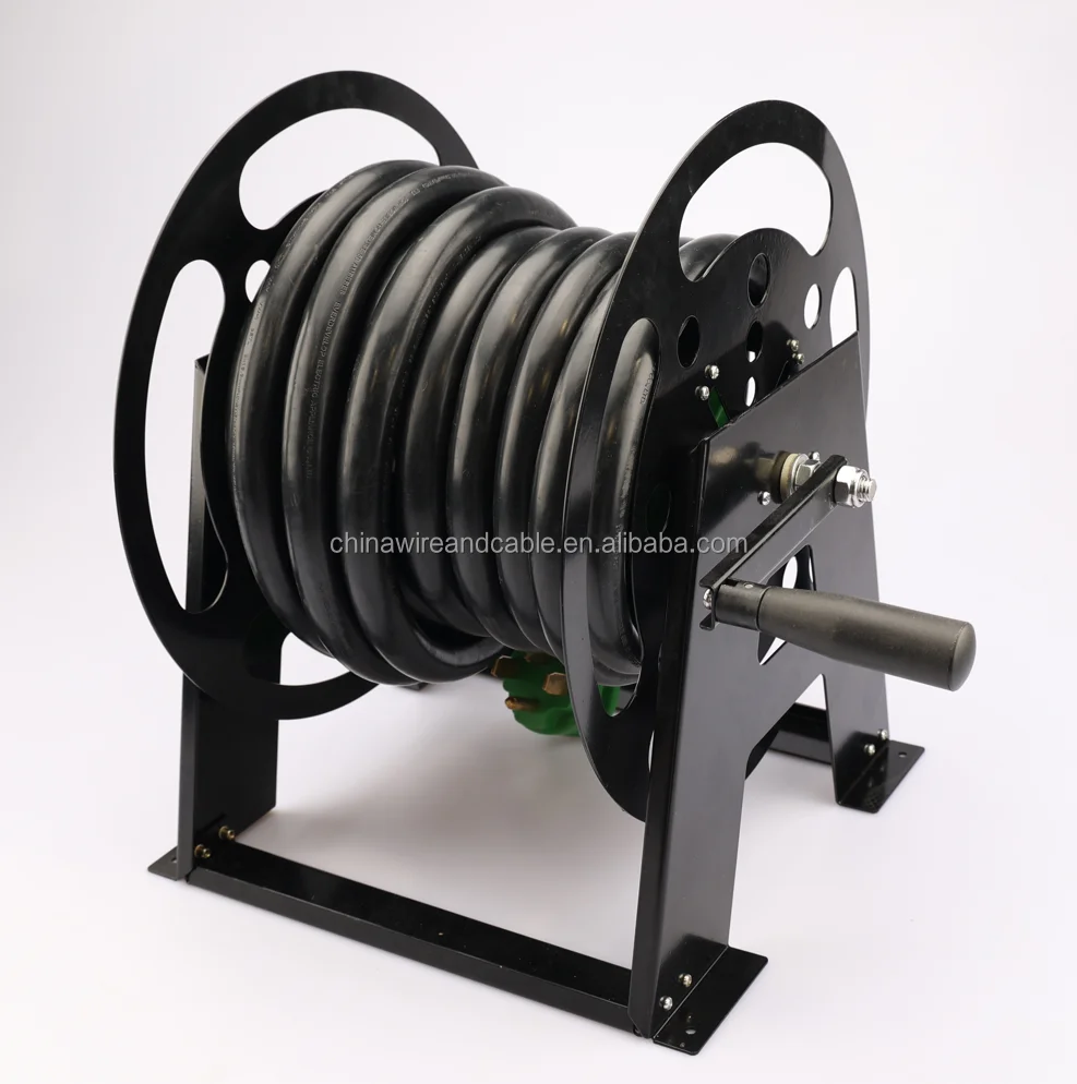 Power Cord Reel Cord Management Hold Up 100ft 10/3 Gauge Wire Heavy