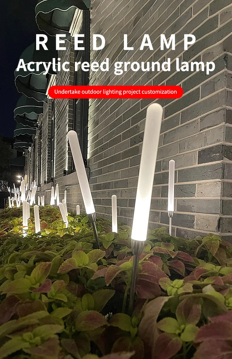 Waterproof Reeds Outdoor Waterproof LED Reed Lights - Festive Decor Solutions
