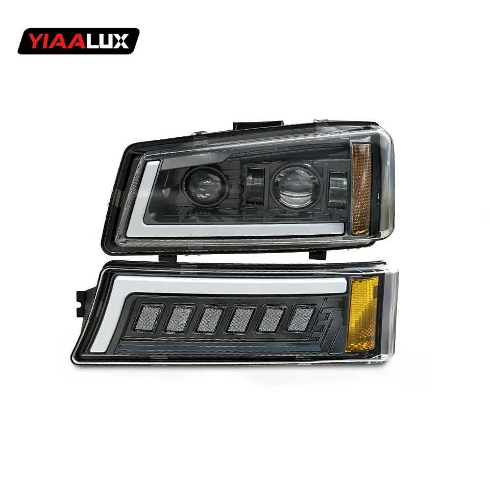 For 2003-2006 Chevy Silverado 1500 Accessories 2500 3500 HD Turn signals DRL Led Headlights for 03-06 Chevrolet Avalanche