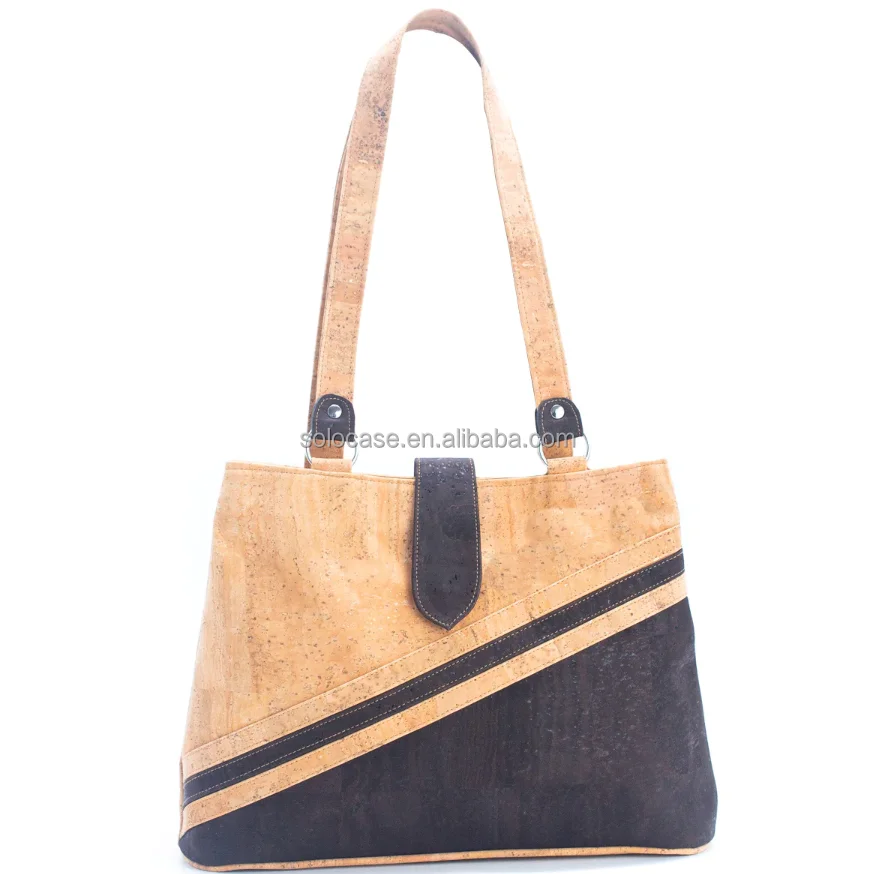 Cork Leather Tote Bag