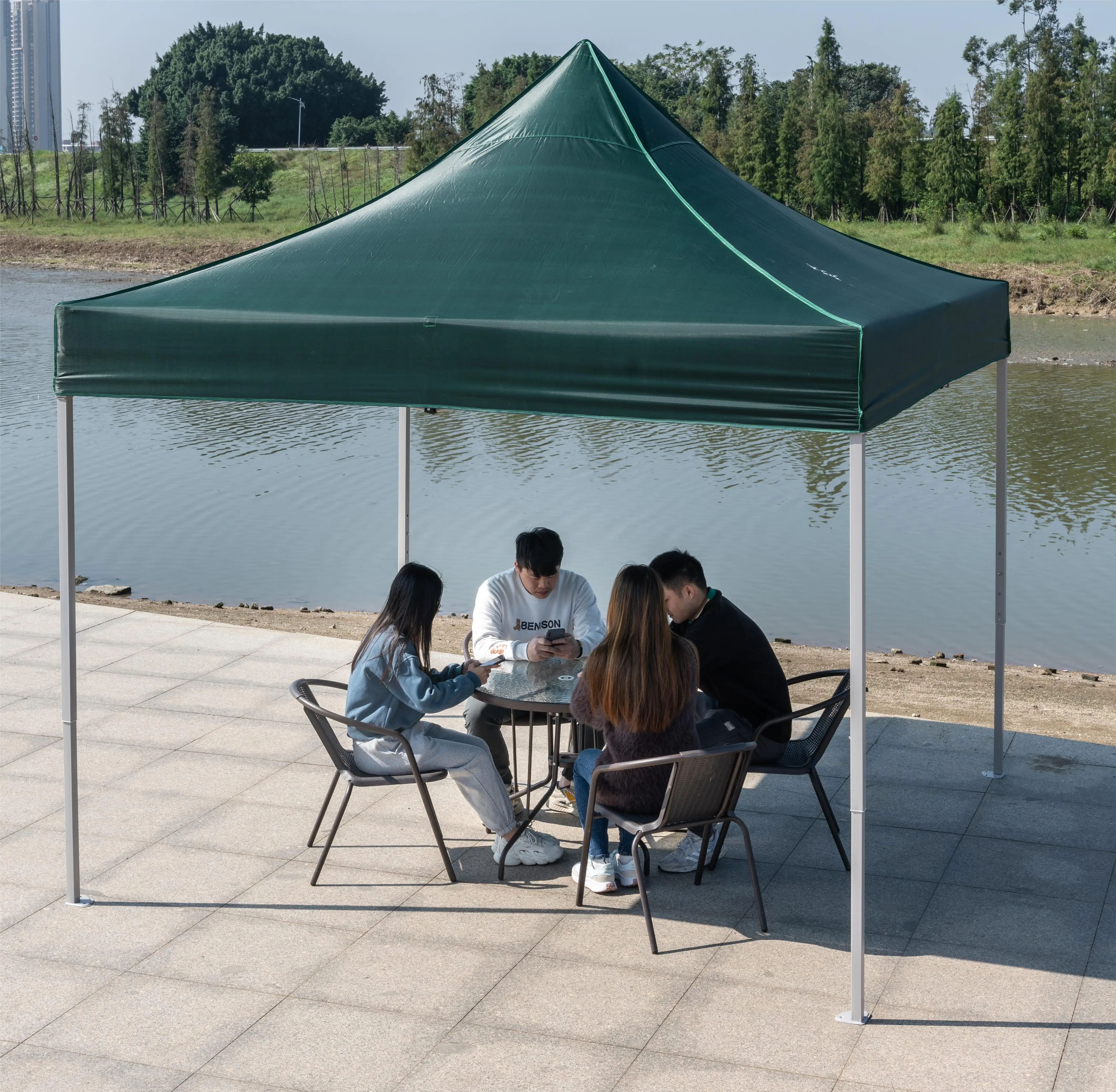 3x4.5 Waterproof Trade Show Folding Tent Pop-up Canopy With Steel Frame ...