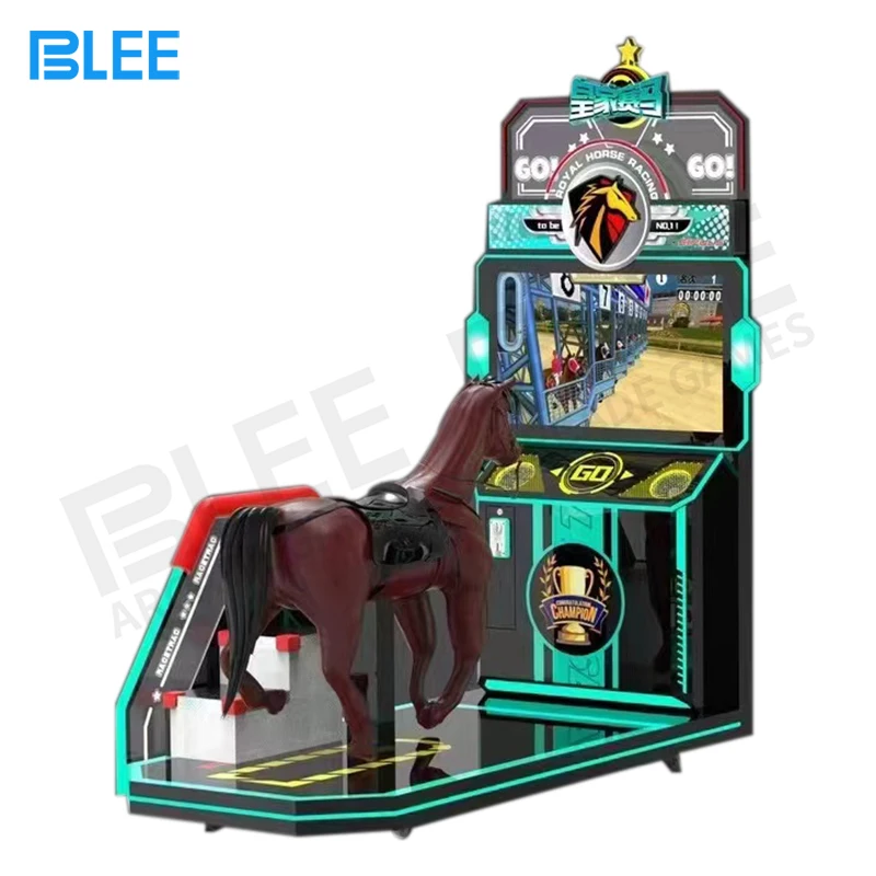 Indoor Coin Operated Royal Horse Racing Simulator Game
