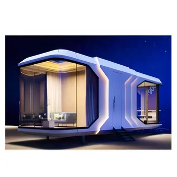 mutong factory direct prefab house prefabricated house capsule frame house for campground