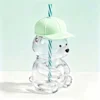 Bear cup-baseball cap shape-mint green