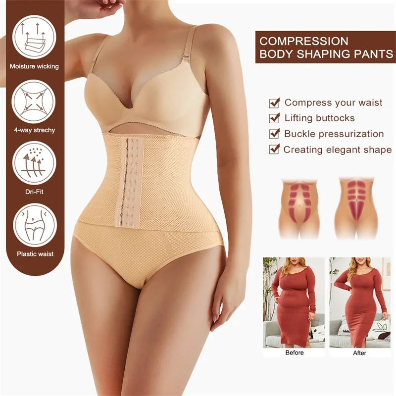 Hot Sale Full Body Women Slimming Thong Panties Wear Belt Tummy Control Underwear Waist Trainer Shaper Shapewear for Women