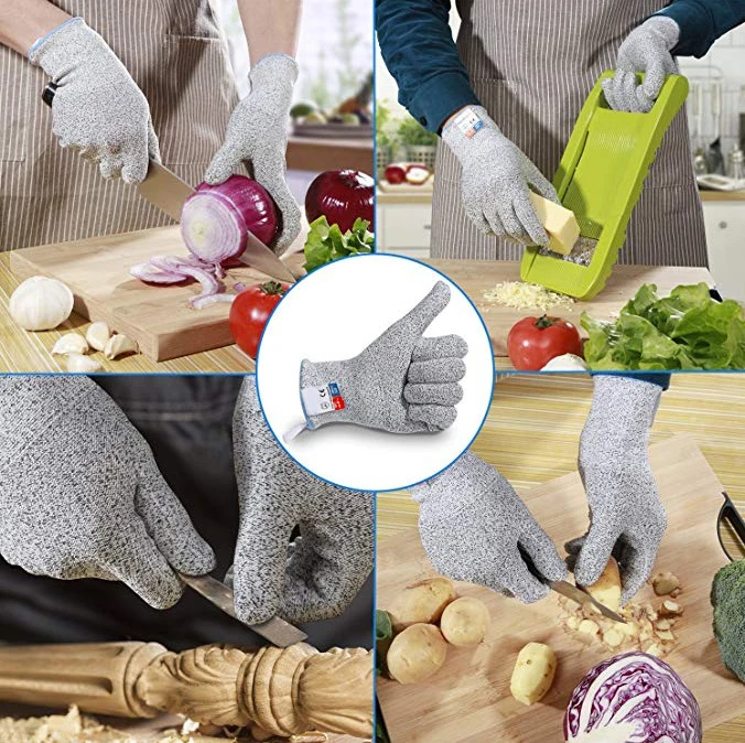 Food Grade Safety Glove for Men and Women Hands while Cutting with a  Kitchen Knife Oyster Shucking,Wood Carving, Butchering,Meat Cutting, 1  Pair. Size Middle,S: Buy Online at Best Price in UAE 