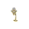 PVD Gold-White CZ