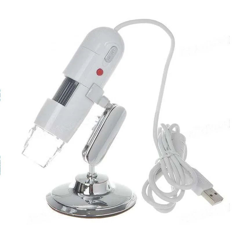 Digital USB 8 LED U500X Microscope 2 MP Video Camera Cam Endoscope