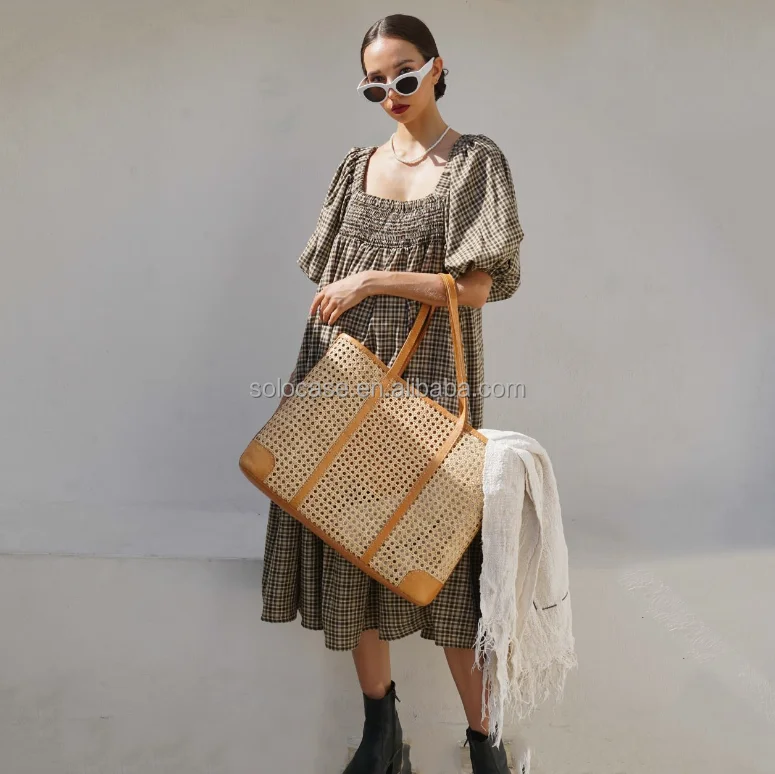 Luxury Straw Beach Bags