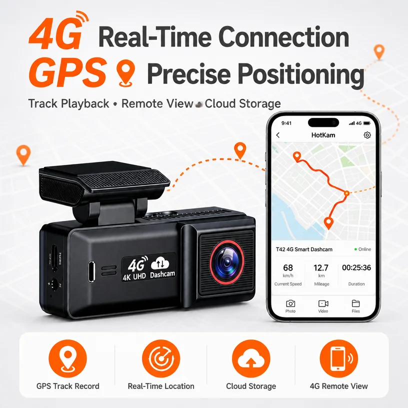 VIEVGUARB T42 Dash Camera 4G