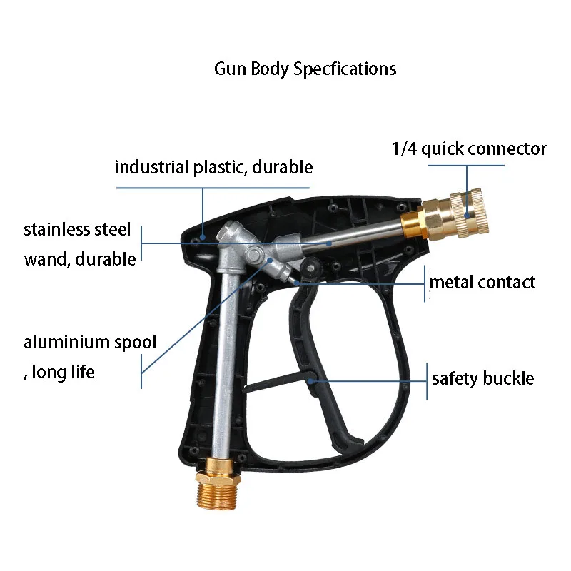 24v 48v High Pressure Cordless Car Washer Wireless Wash Spray Gun