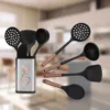 Stainless steel Storage with 4 pieces kitchen tools