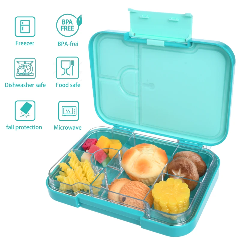 Aohea Food-Safe Materials Bento Lunch Box for Kids with 4/6 Compartments -  China Lunch Box and Bento Box price