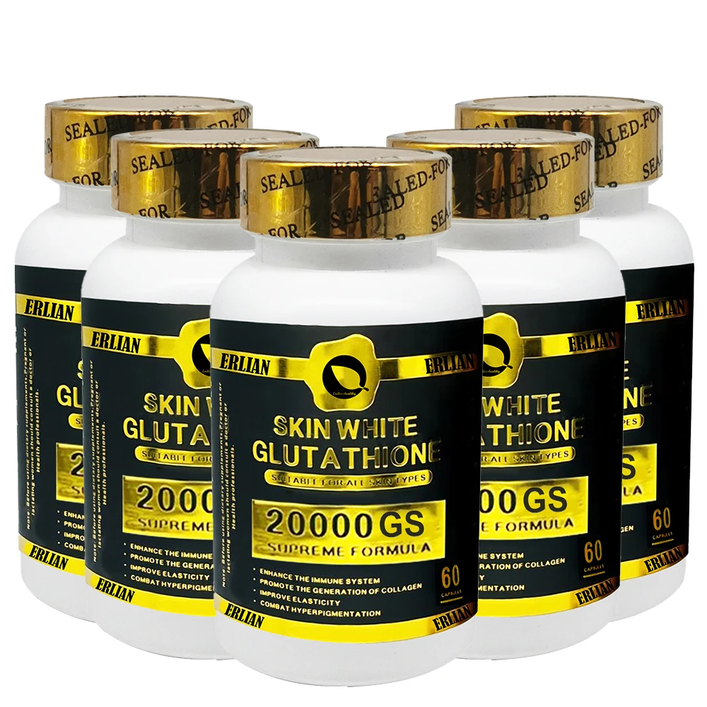 100 Gélules Glutathion éclaircissant + Vitamine E - 400 Mg - Neuf, Origine France