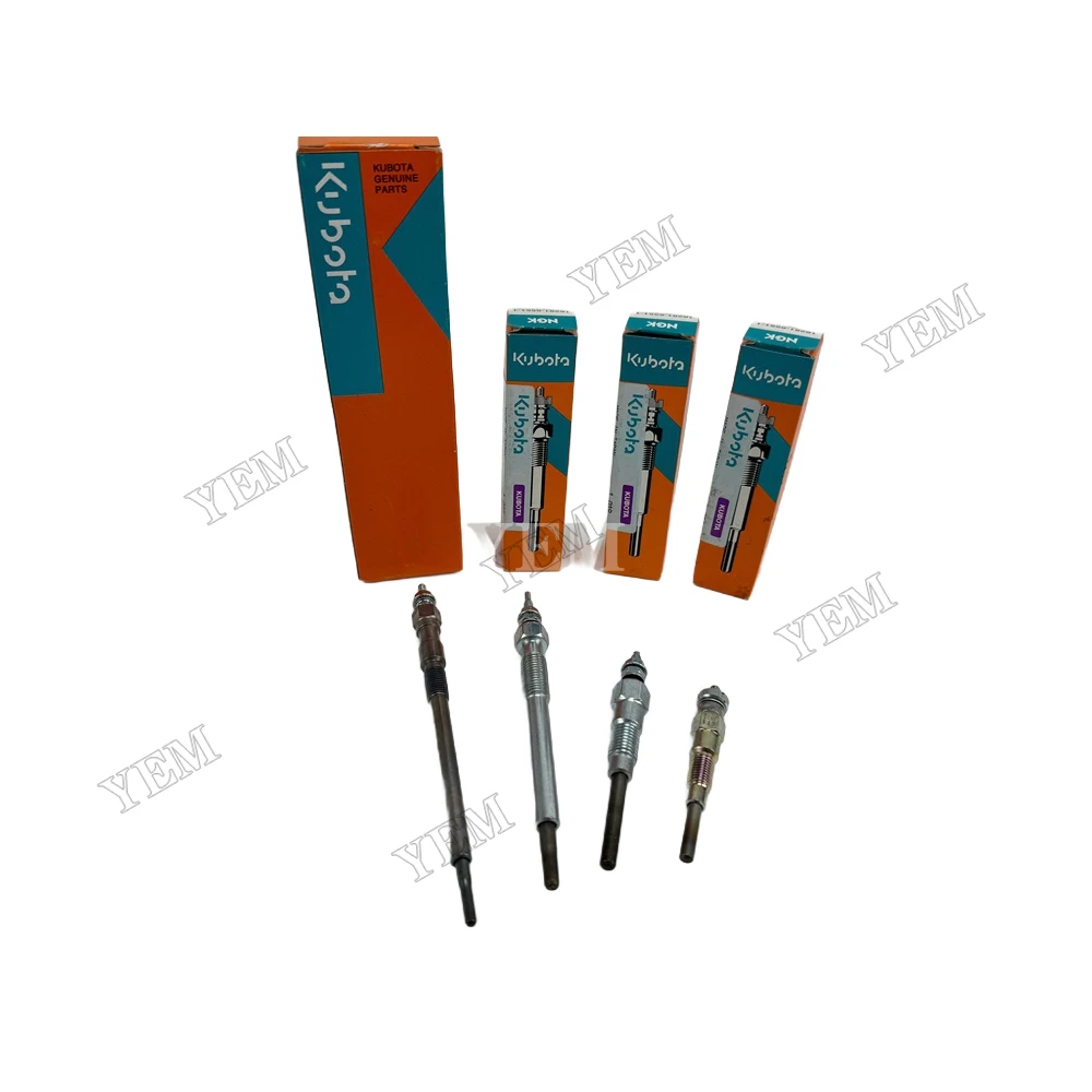 Hot Selling D1005 D1105 D1305 D905 V1205 V1305 V1505 Glow Plug for Kubota Engine Spare Parts