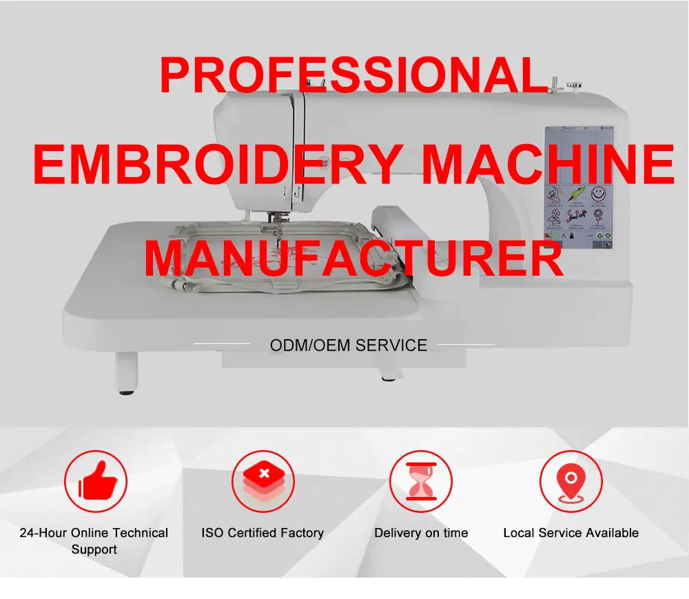 Automatic Computerized Embroidery Sewing Machine Pattern High Speed