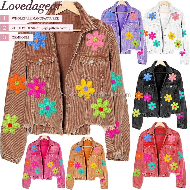Giacca donna vintage crop varsity shacket lavaggio usato patch_voghion.com