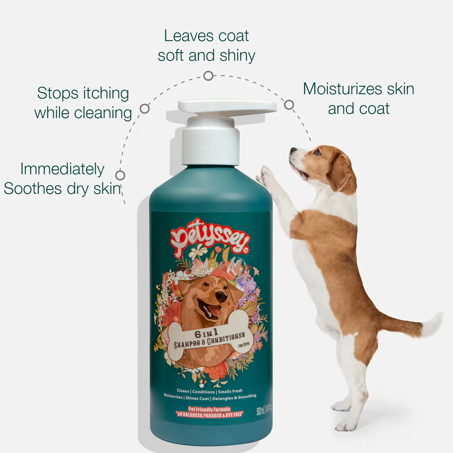 Wholesale Top Quality Eco-Friendly Cleaning Pet Shampoo Natural